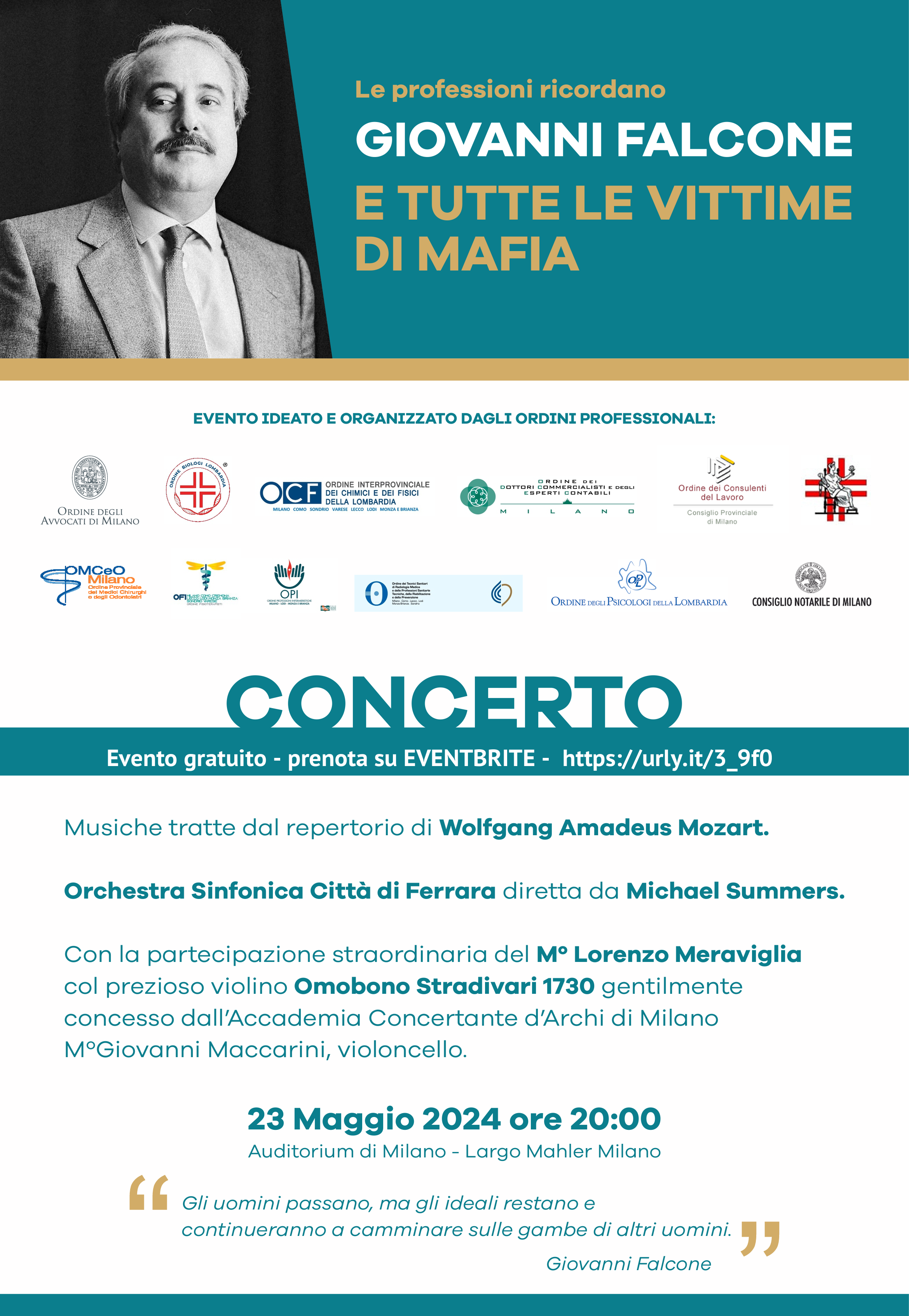 CONCERTO PER GIOVANNI FALCONE