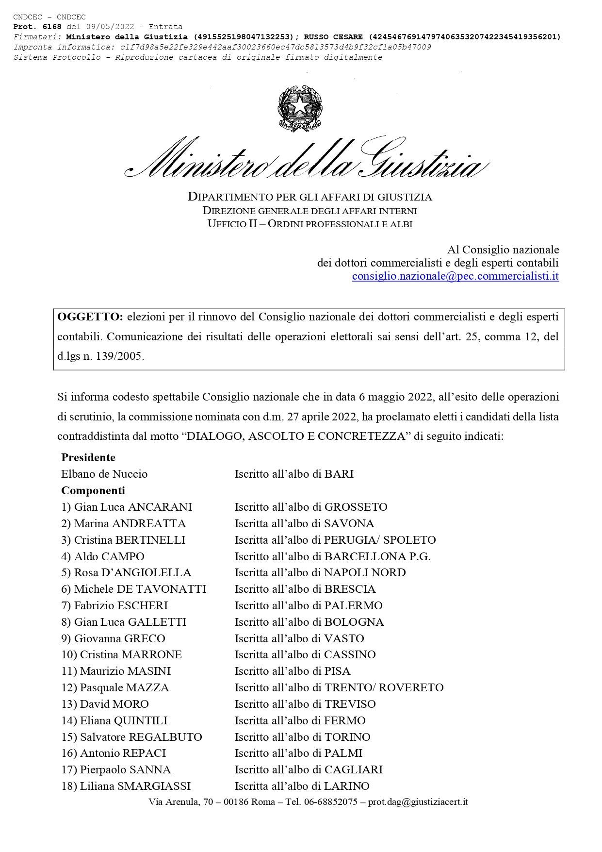 Com. cn comunicato elezioni signed (segnatura) page 0001