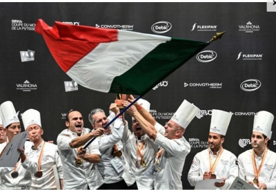 LA PASTICCERIA ITALIANA SUL TETTO DEL  MONDO - L'ITALIA VINCE IL CAMPIONATO DEL MONDO DI PASTICCERIA