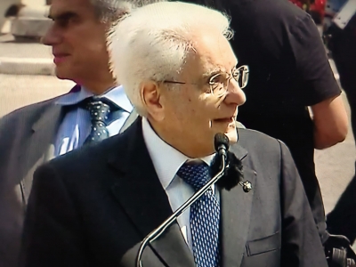 Mattarella all'Altare della Patria - 77° anniversario della Repubblica