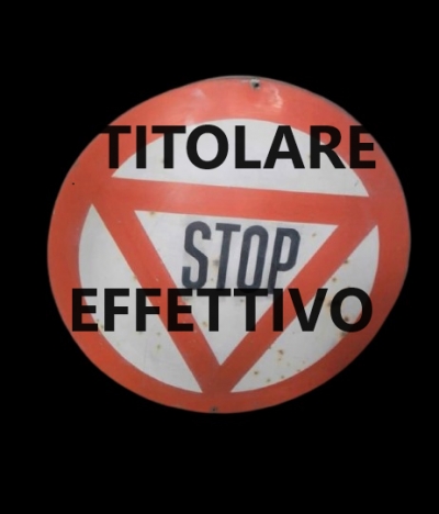 IL TAR LAZIO SOSPENDE LA COMUNICAZIONE DEL TITOLARE EFFETTIVO