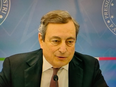 MARIO DRAGHI  “Il Governo ha la priorità che la scuola stia aperta in presenza”